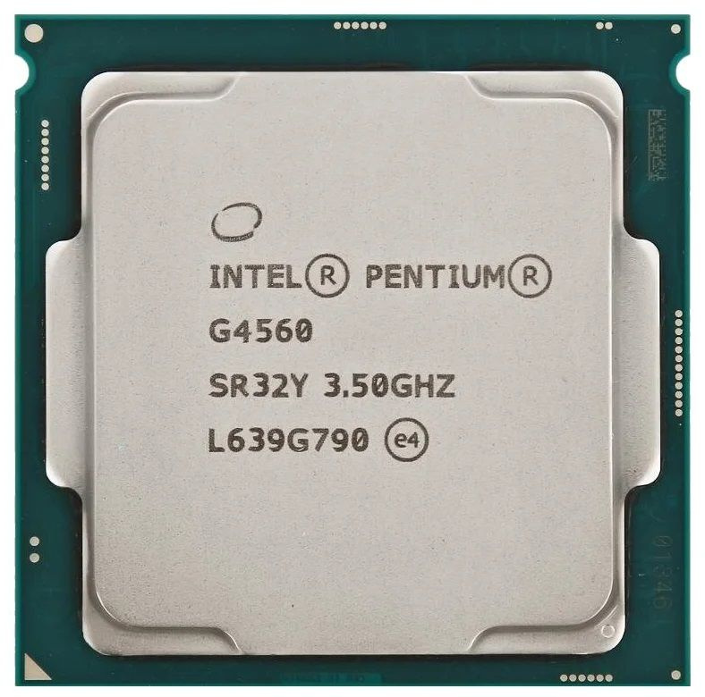 Intel Процессор Pentium G4560 ( 3,5Ghz, 1151, 3Mb, 2C/4T, GPU ) OEM (без кулера) #1