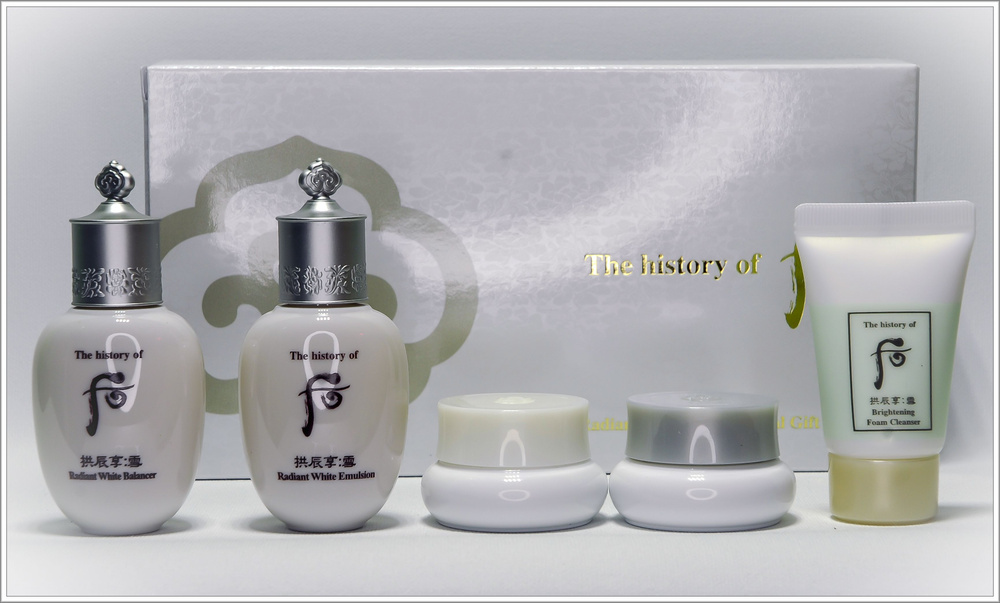 The History of Whoo Набор уходовой косметики в миниверсии Gongjinhyang: Seol Radiant White 5pcs Special #1