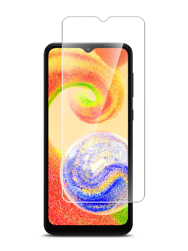 Защитное стекло на Samsung Galaxy A04 (Самсунг Галакси А04) на Экран ...