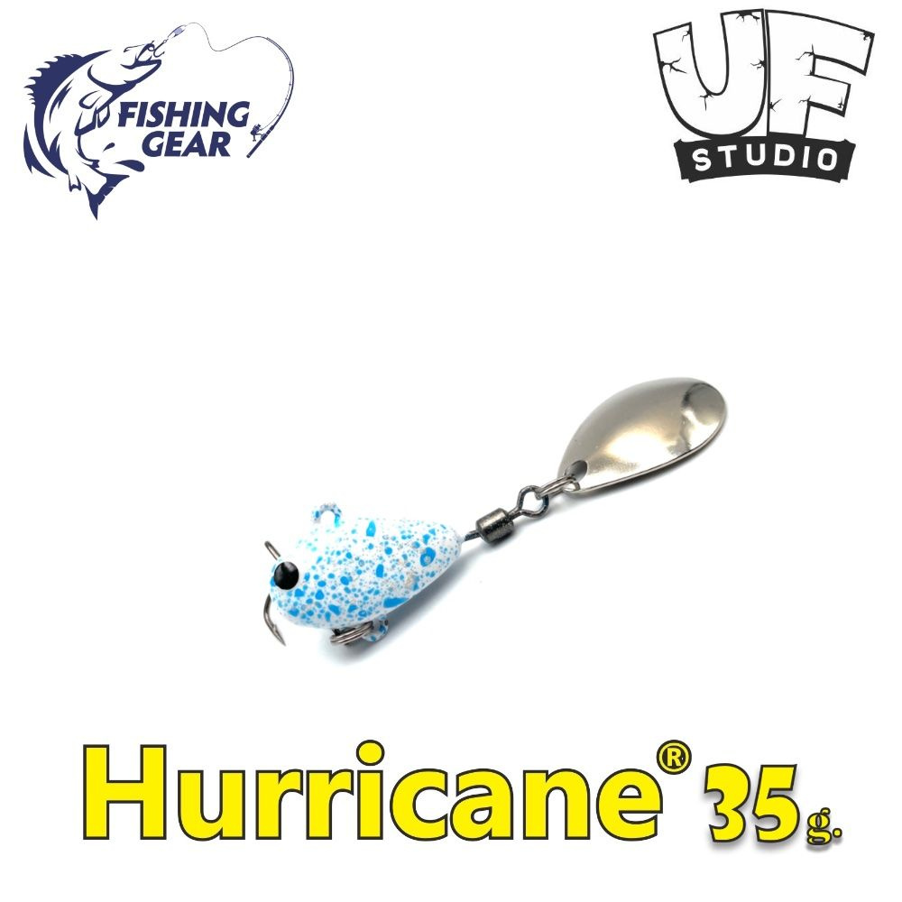 Тейл-спиннер HURRICANE UF STUDIO 35 гр. White #1