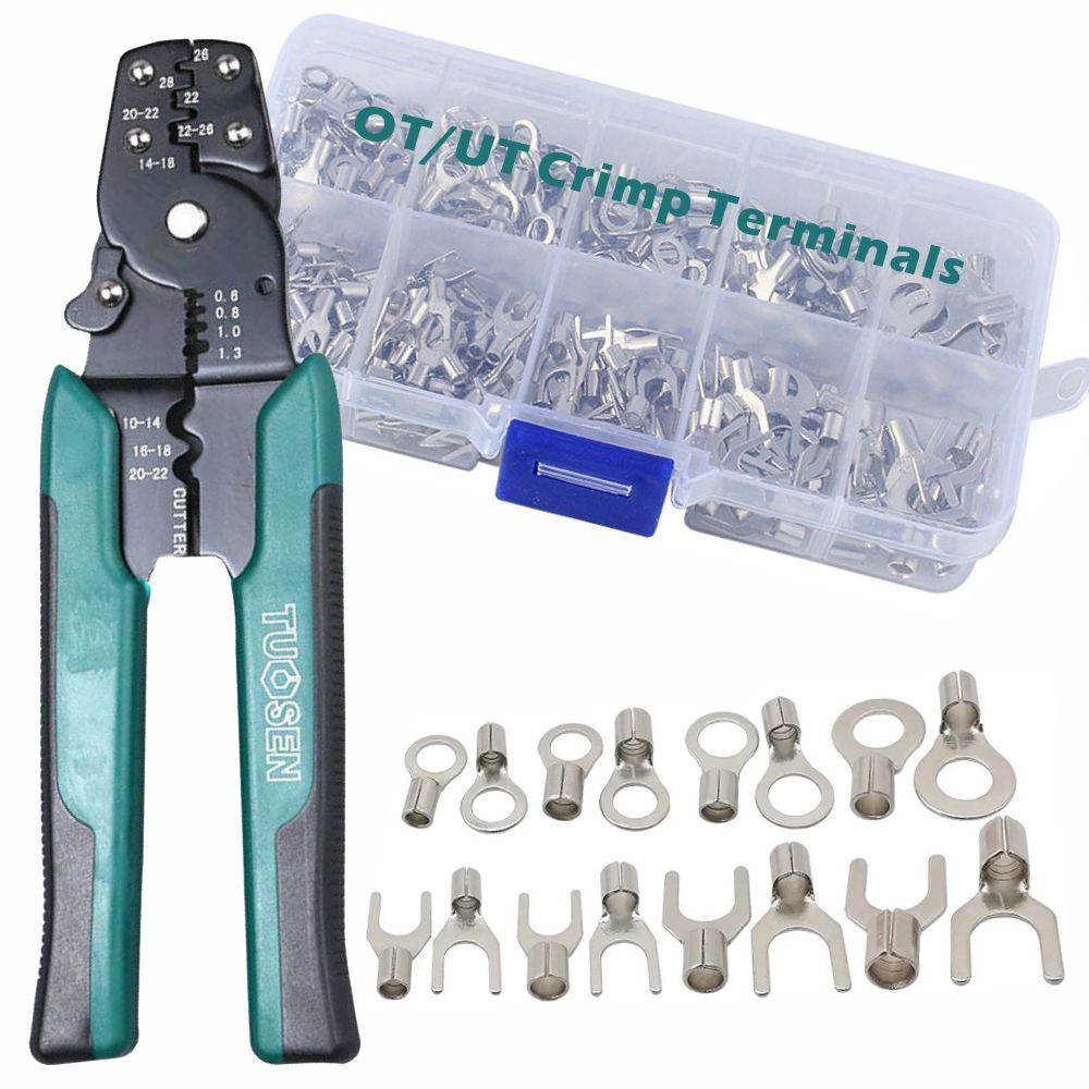 Кримпер профессиональный для обжима Клещи неизолированных и ...