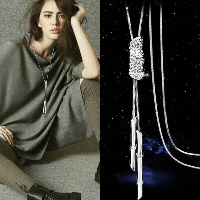 Ожерелье Бамбуковый узел серебряный - купить с доставкой по выгодным ...