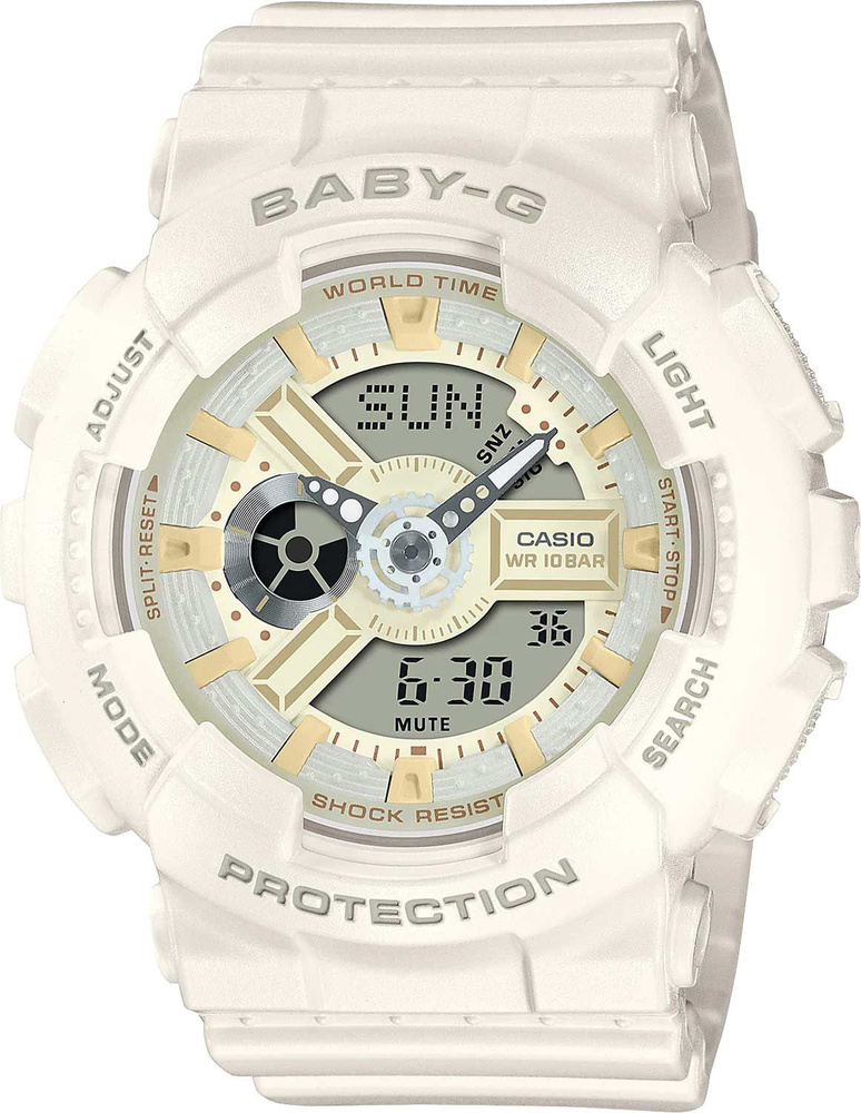 Японские женские наручные часы Casio Baby-G BA-110XSW-7A #1