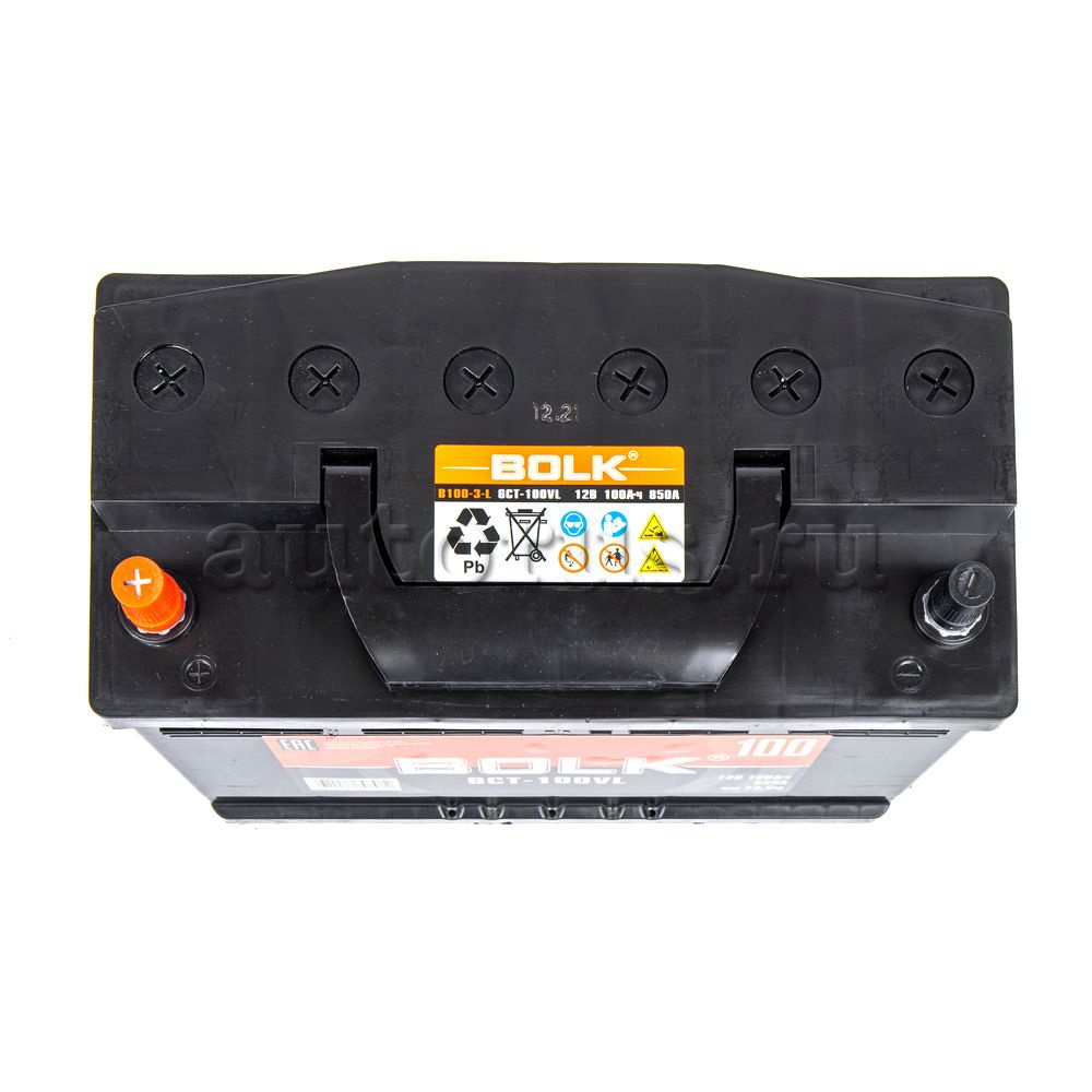 Аккумулятор Bolk B100-3-L 12V 100Ah 850A L+ купить на OZON по низкой ...