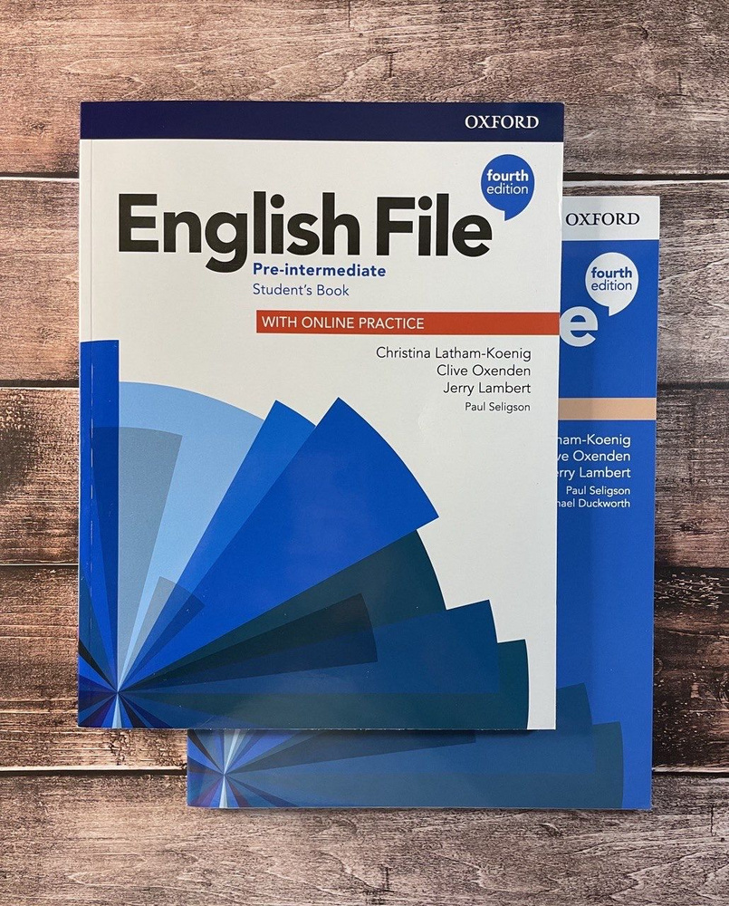 English File Pre-Intermediate (С ОНЛАЙН КОДОМ) Students book and Workbook +  онлайн код.(Fourth Edition) - купить с доставкой по выгодным ценам в  интернет-магазине OZON (847004448)