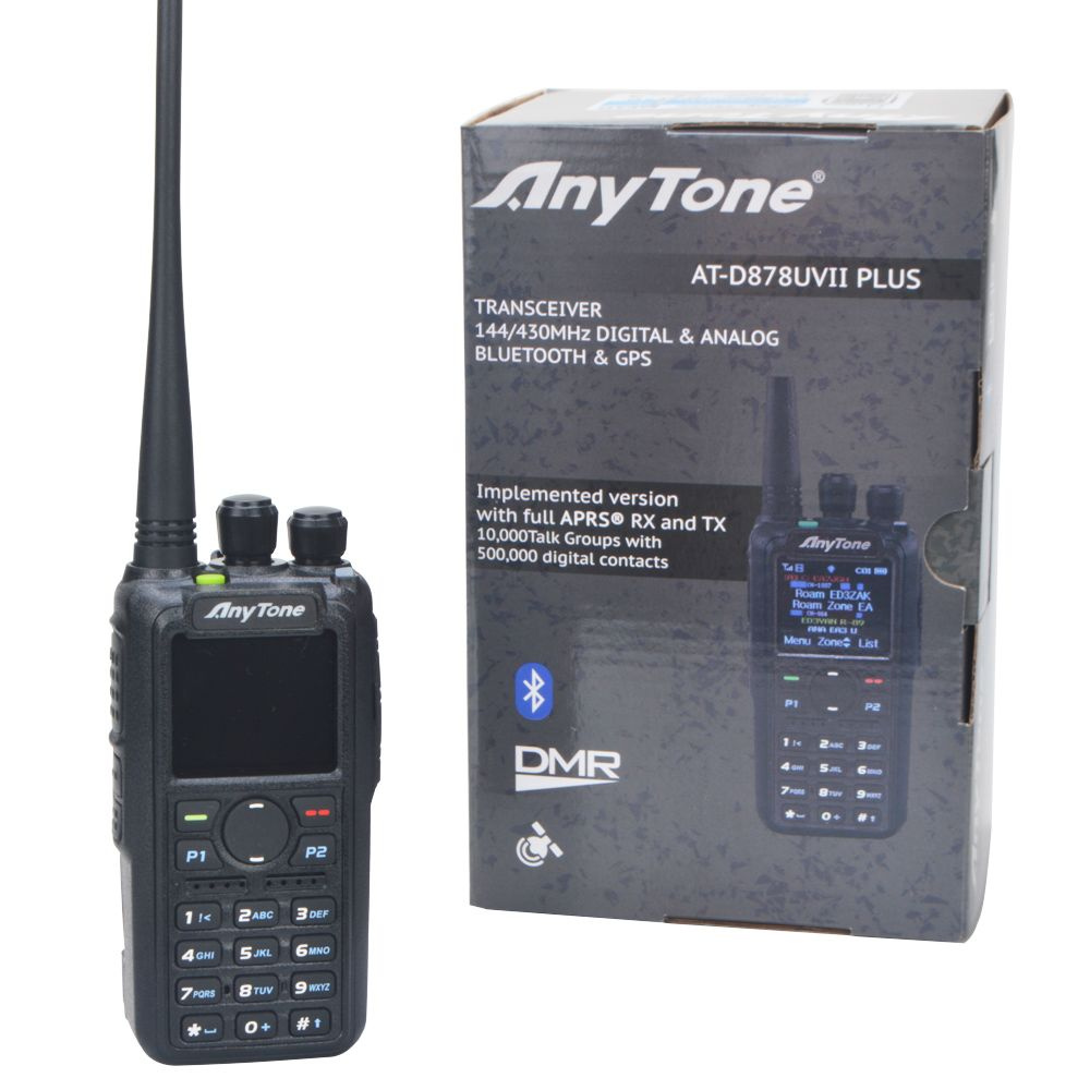 Рация Anytone AT-D878UV II Plus (GPS+Bluetooth) Type-C