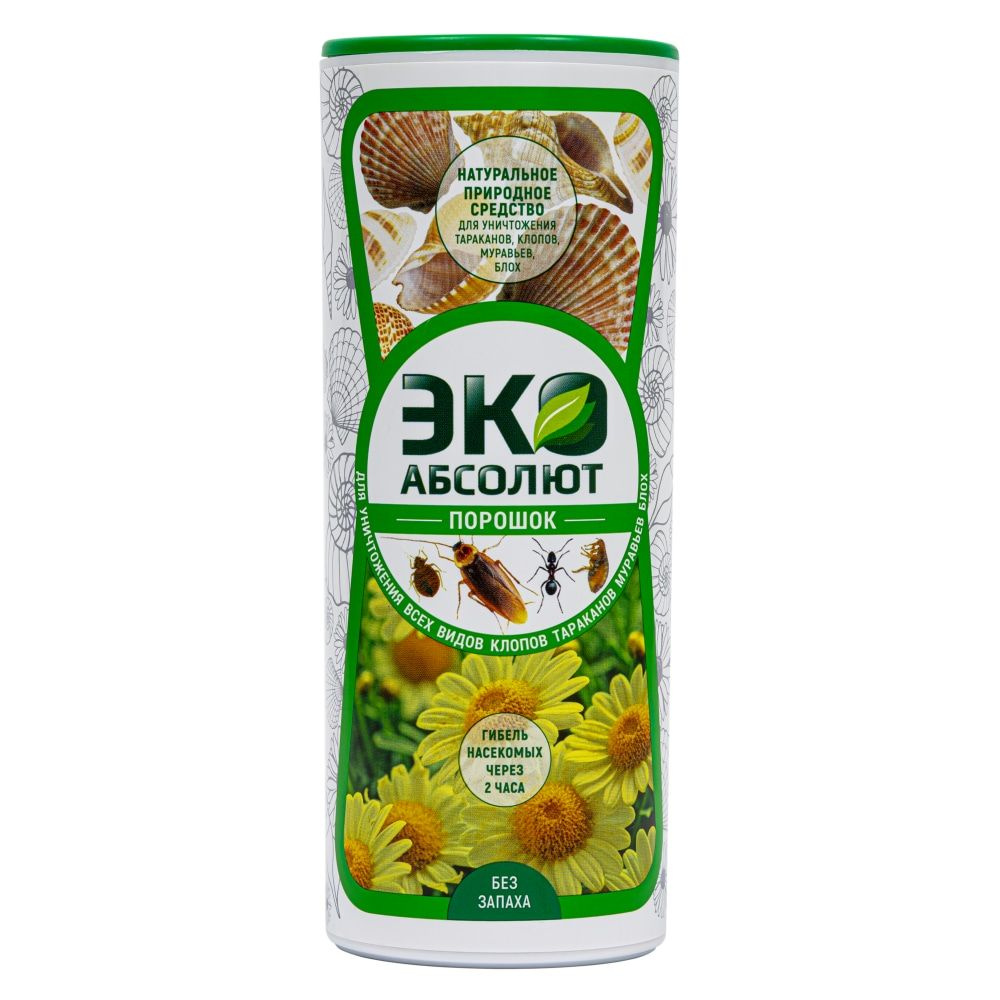 ЭКО Абсолют порошок от клопов, тараканов, блох, муравьев, 250 г ...