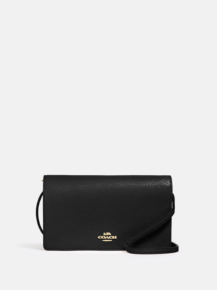 Black foldover hot sale clutch