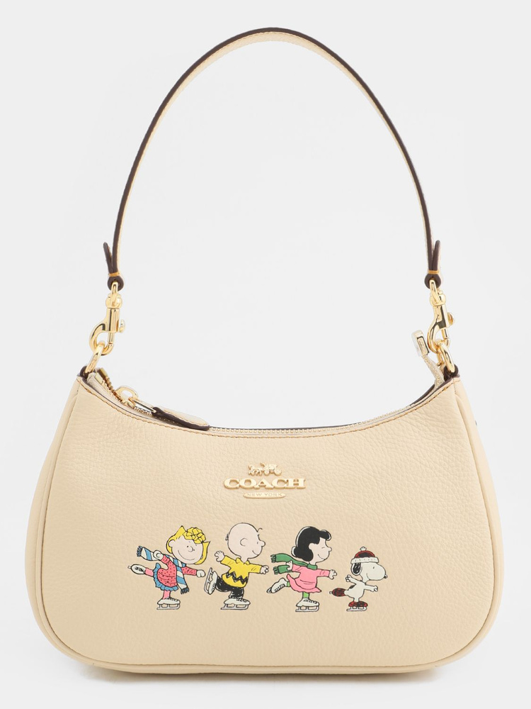 Сумка на плечо COACH Coach X Peanuts Teri Shoulder Bag With Snoopy And