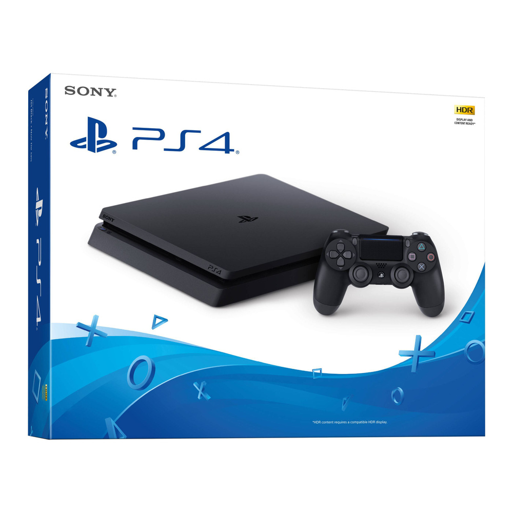 Игровая консоль PlayStation 4 Slim 1TB, черный #1