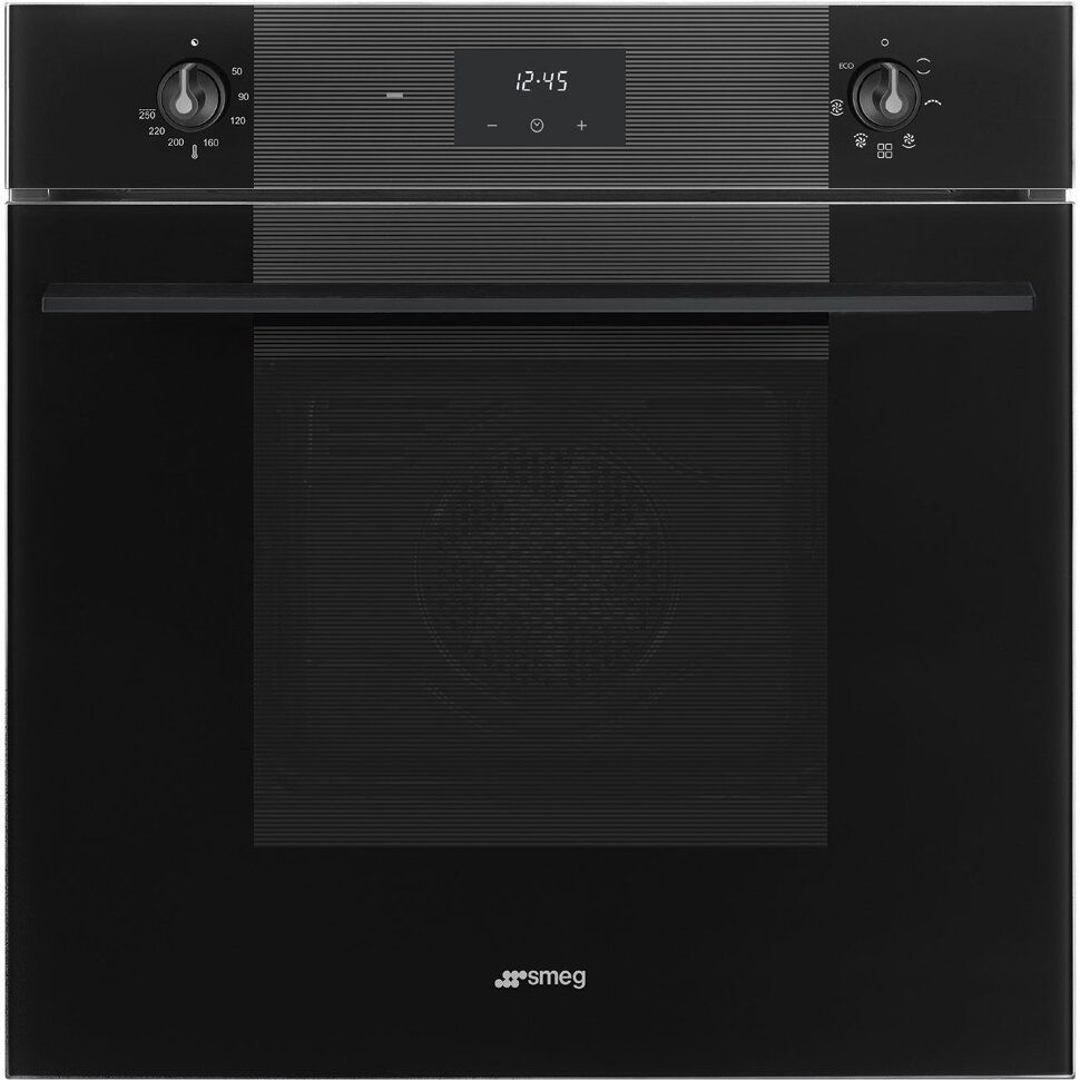 Встраиваемый духовой шкаф электрический Smeg SF6100VB3 (Deep Black 2023 ...