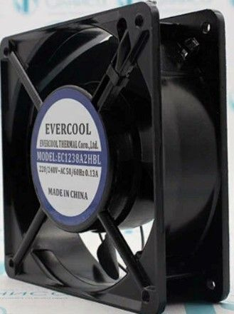 Вентилятор Evercool EC1238A2HBL 220V - купить по выгодной цене в ...