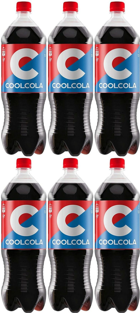 Газированный напиток Очаково Cool Cola сильногазированный 1,5 л, комплект: 6 бутылок по 1.5 л  #1