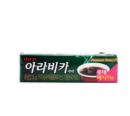 Жевательная резинка ARABICA COFFEE 1000 27 г Южная Корея #1
