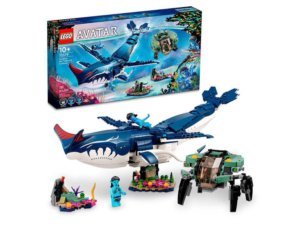 Конструктор LEGO Avatar Тулук Паякан и Крабсьют, 761 деталей, 10+, 75579  #1