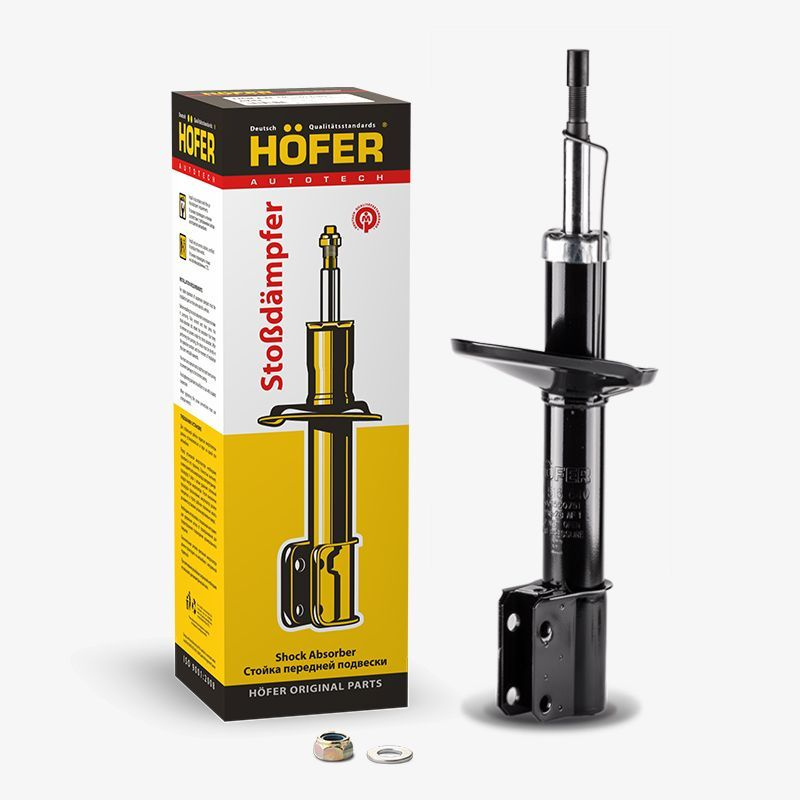 Амортизатор передний стойка газомасляная HOFER Рено Логан 1 Renault ...