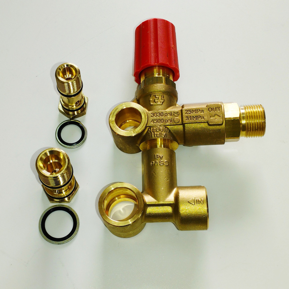 Регулятор давления VRF2 250 бар 3/8"M-M22x1,5 30 л/мин для насоса RR 14 ...