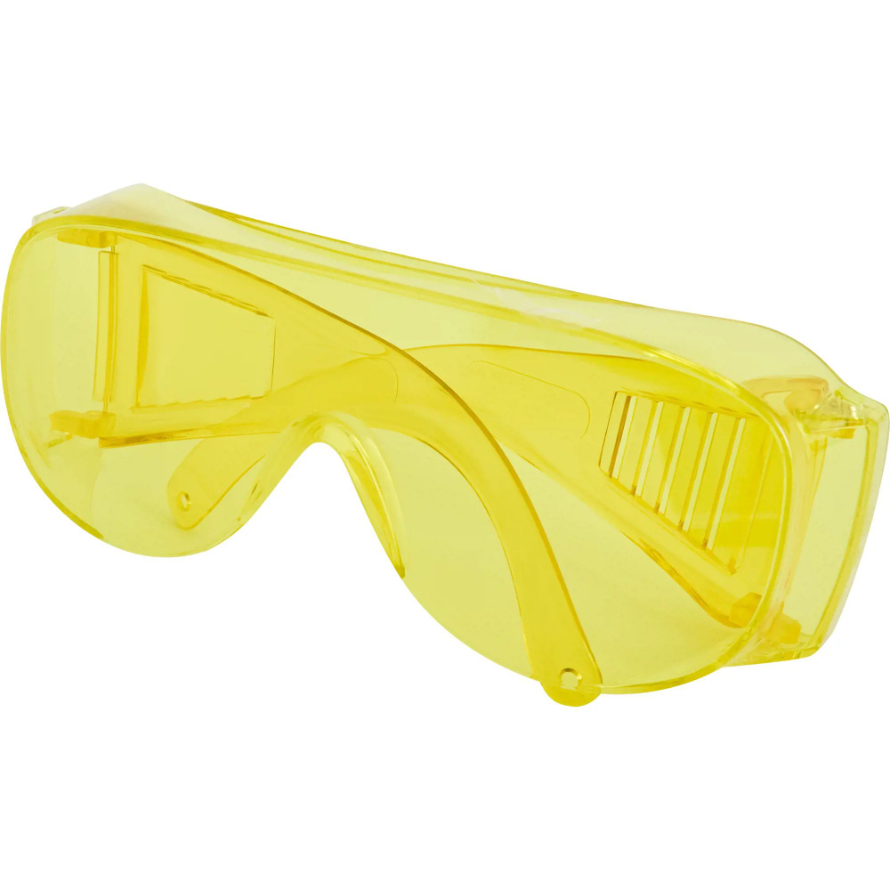Очки защитные открытые, желтые с возможностью носки корригирующих очков  #1