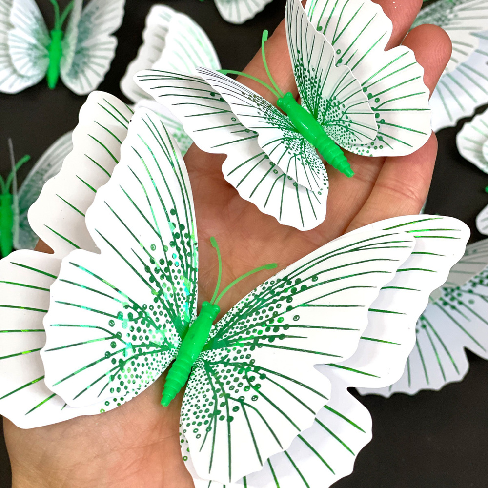 Бабочки для декора стен шт DECOLITA купить в интернет-магазине Wildberries