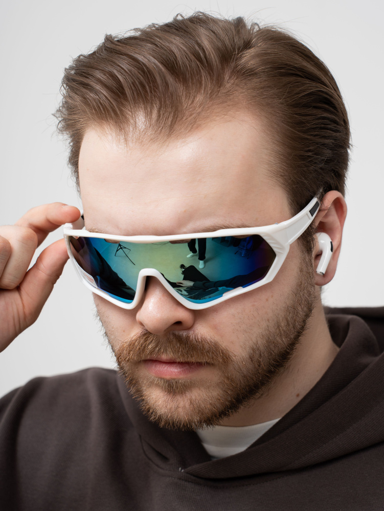 Очки солнцезащитные, спортивные очки, велоспорт, лыжи, бег, Glasses way ...