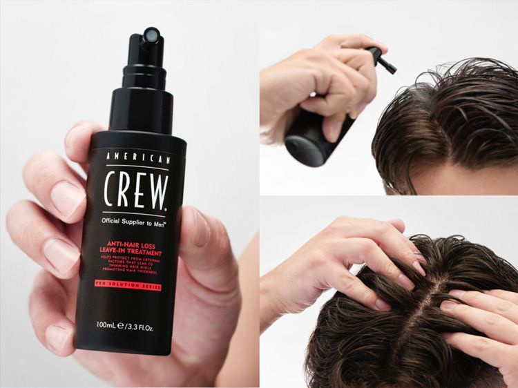 American Crew Anti-Hair Loss Leave-In Treatment, Лосьон для кожи головы от выпадения 100мл.  #1