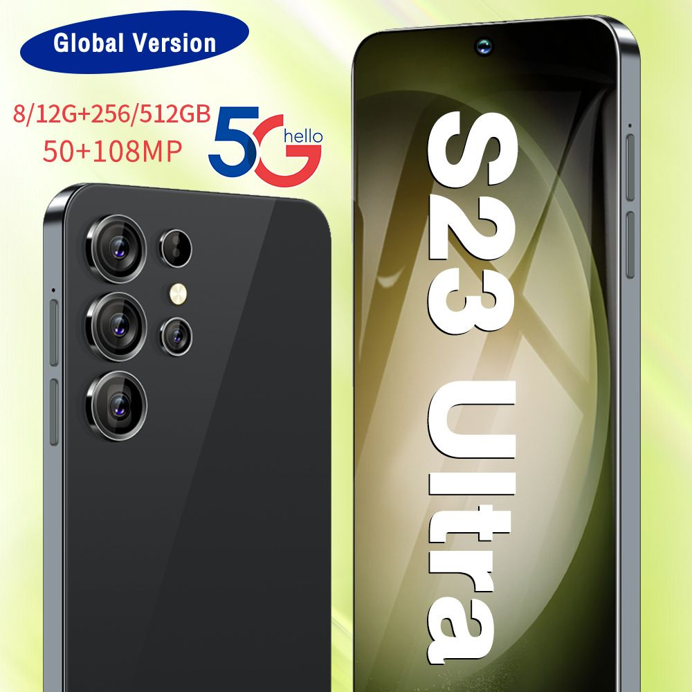 Смартфон Глобальная версия смартфоны S23Ultra4G,7.3-дюймовый - купить по  выгодной цене в интернет-магазине OZON (1143943652)