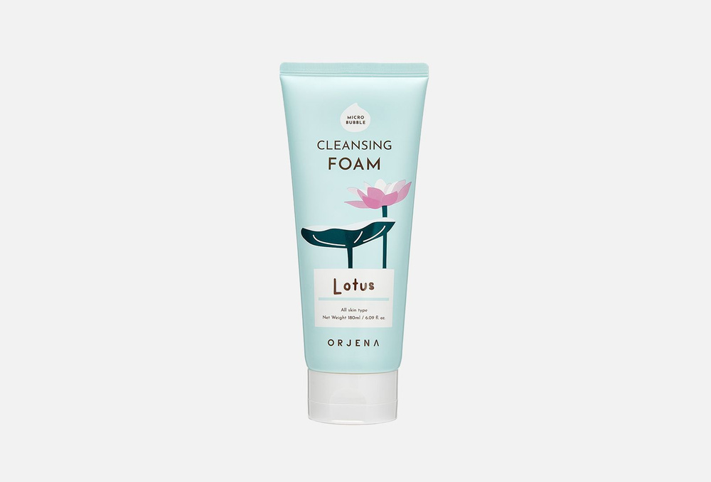 Пенка для умывания с экстрактом лотоса ORJENA "CLEANSING FOAM Lotus"  #1