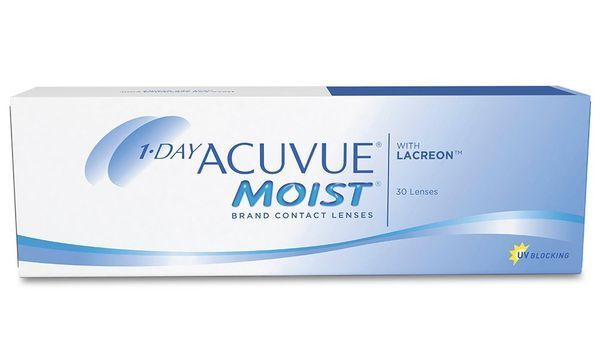 Линзы контактные 1 DAY Acuvue moist with Lacreon (-2.50/8.5/14.2) №30 ...