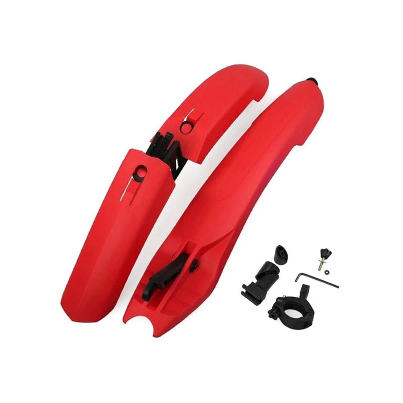 Удаление грязи с передних и задних экранов велосипедных щитков от дождя ...