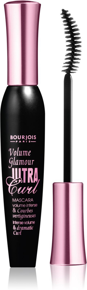 Bourjois Mascara Volume Glamour Ultra-Curl - удлиняющая и подкручивающая тушь / 01 Black curl 12 ml  #1