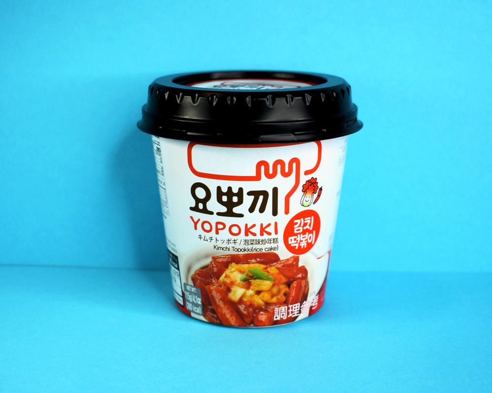 YOPOKKI TOPOKKI KIMCHI / Рисовые клецки (топокки) со вкусом кимчи из Кореи / 115г.  #1