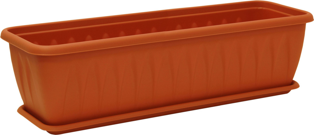 Ящик балконный IDEA Алиция 60 см полипропилен терракот купить на OZON ...