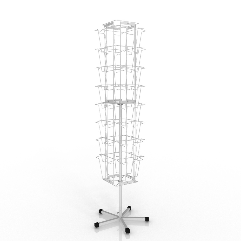 Стойка напольная для рекламных материалов (188х54х54 см), на 32 лотка ...