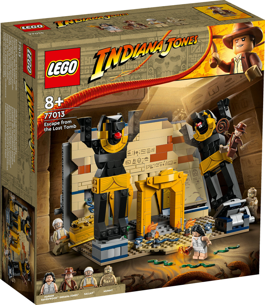 Конструктор LEGO Indiana Jones Побег из затерянной гробницы, 600 деталей,  8+, 77013 - купить с доставкой по выгодным ценам в интернет-магазине OZON  (1040141118)