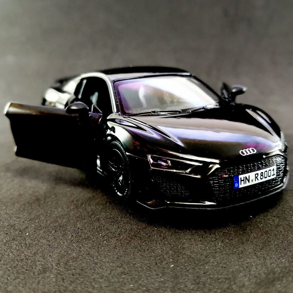 Металлическая машинка Ауди Р8 Audi R8 Coupe 2020 Kinsmart 1:38 5422DKT,  инерционная, цвет Черный - купить с доставкой по выгодным ценам в  интернет-магазине OZON (539614633)