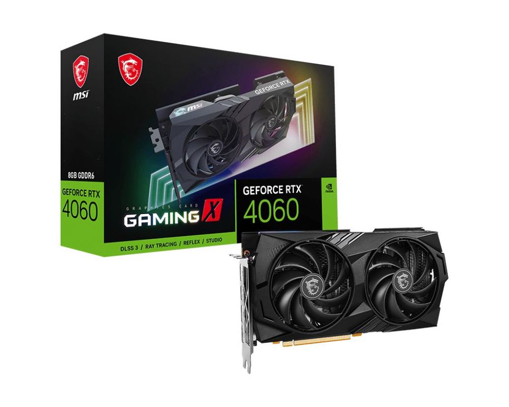 MSI Видеокарта GeForce RTX 4060 GAMING X 8 ГБ (RTX 4060 GAMING X 8G)