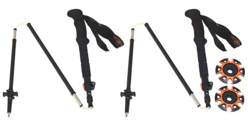 Карбоновые треккинговые палки / Складные палки для скандинавской ходьбы ...