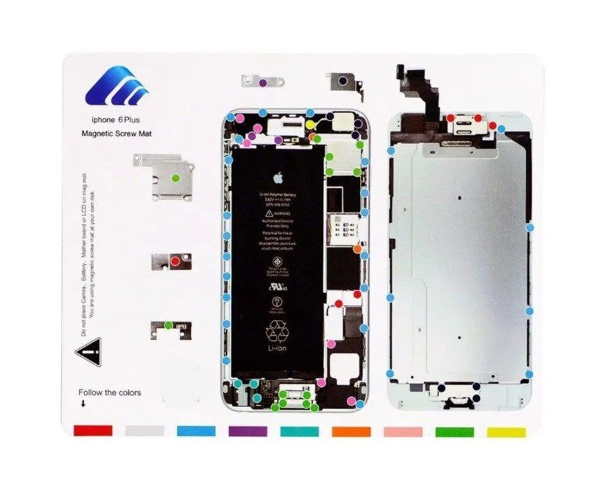 Магнитный коврик для iPhon 6 PLUS (схема разбора) - купить с доставкой ...