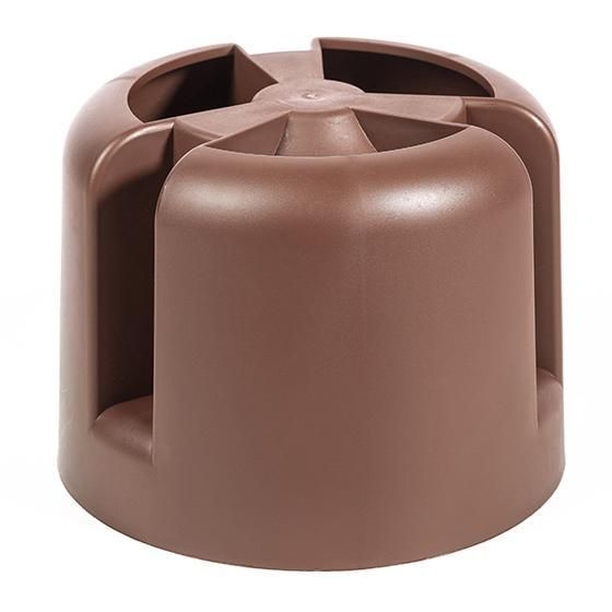 Колпак на трубу вентиляционный Krovent HupСap, RAL 8017 коричневый, колпак для вентиляции на крышу  #1