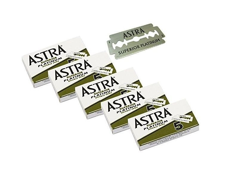 Лезвия классические для Т-образных станков / ASTRA SUPERIOR PLATINUM, двусторонние, 25 шт  #1