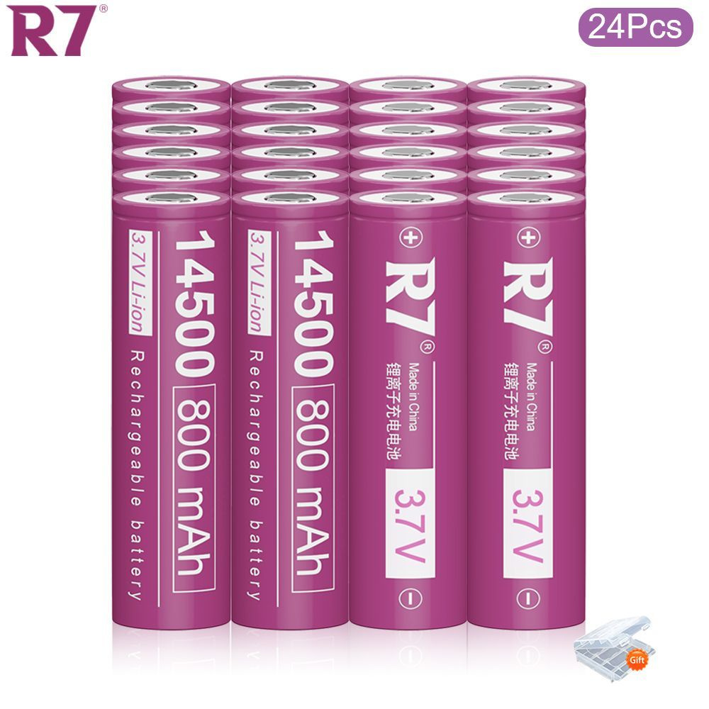 Аккумулятор Li-Ion 14500 3,7 V 800 mAh с защитой - купить с доставкой ...