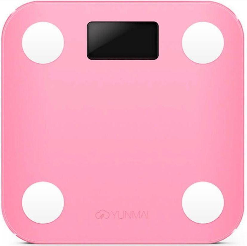 Xiaomi Напольные весы Весы диагностические Yunmai Mini M1501 pink, нагрузка 150 кг, точность 100 г  #1