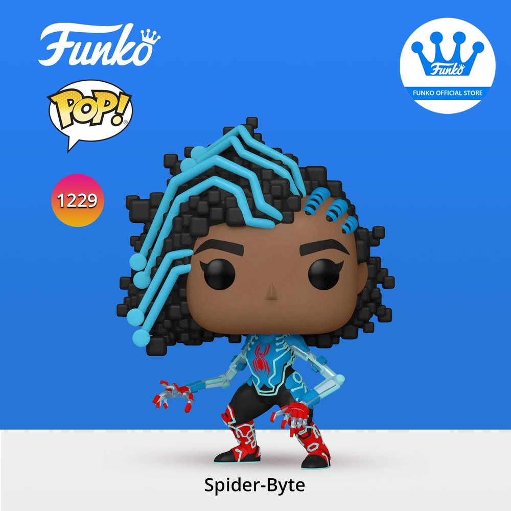 Фигурка Funko POP! Bobble Marvel Spider-Man ATSV Spider-Byte/ Фанко ПОП в  виде персонажа мультфильма Человек-паук: Паутина вселенных , Паук Байт -  купить с доставкой по выгодным ценам в интернет-магазине OZON (1032234734)