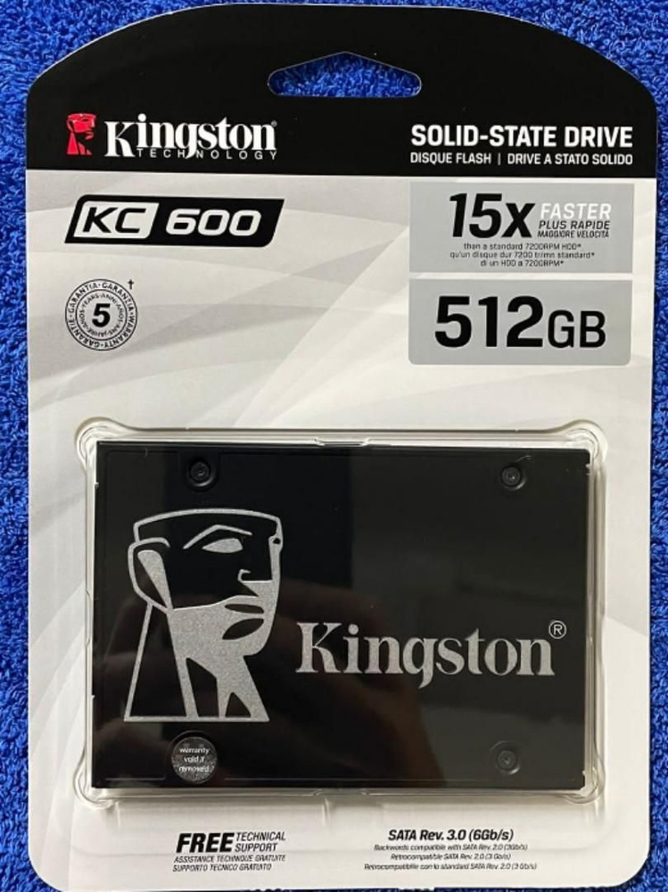 512 ГБ Внутренний SSD-диск 4QeEFK6ap5A-512GB (SKC600/512G-Kingston ...