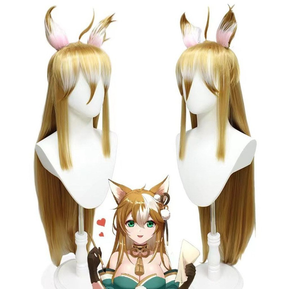 Anime Manga Game Genshin Impact Gorou Halloween Carnival Party Cosplay Wig  мультфильм аниме косплей парик - купить по доступным ценам в  интернет-магазине OZON (1558299132)