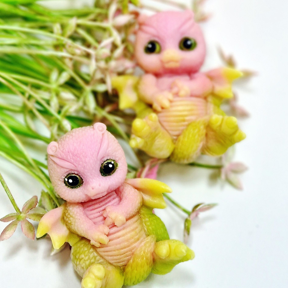 Мыло дракон 2шт / дракоша Лили / символ 2024 года - купить с доставкой ...