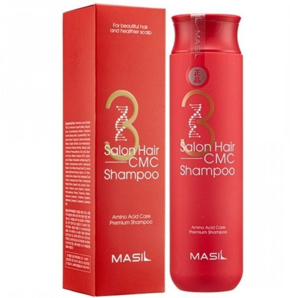 Женский Восстанавливающий шампунь с аминокислотами Masil 3 Salon Hair Cmc-300 мл  #1