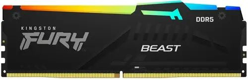 Kingston Fury Оперативная память Beast Black RGB DDR5 5600 МГц 1x16 ГБ (KF556C40BBA-16)  #1