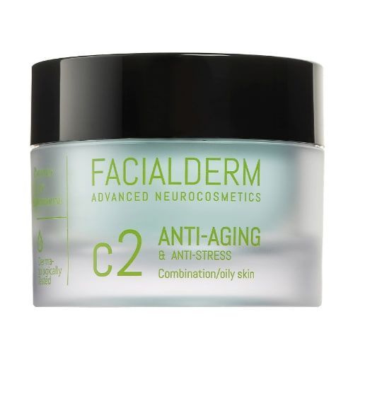 FACIALDERM Крем для лица антивозрастной для комбинированной и жирной ...