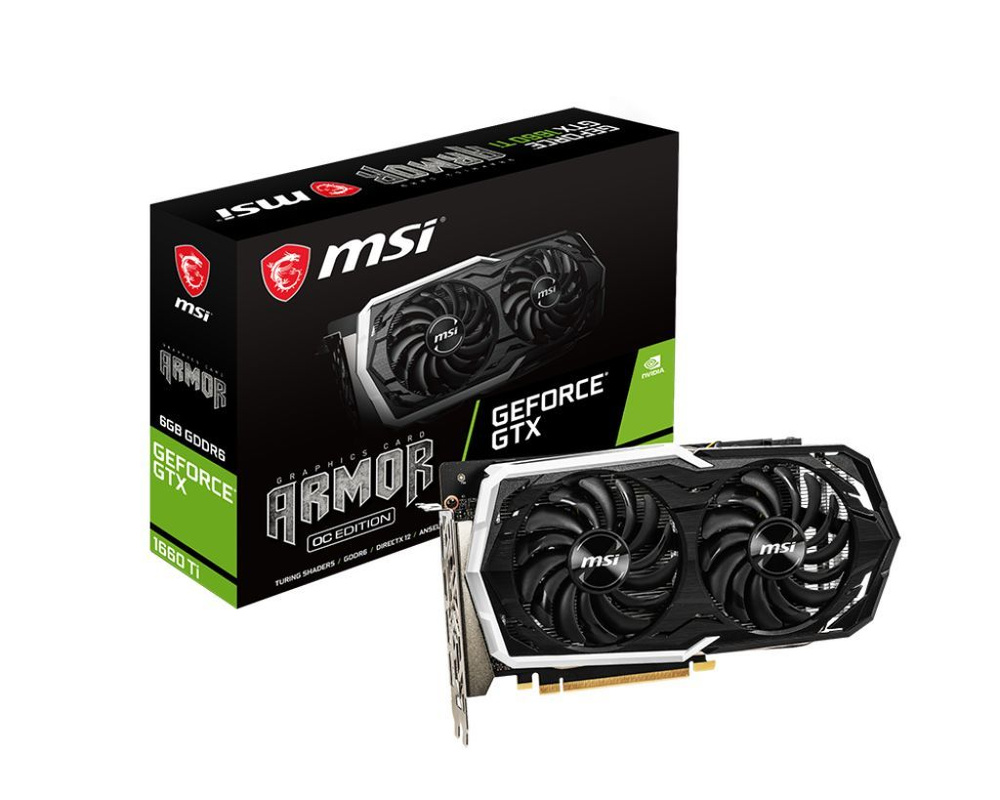 Видеокарта MSI GeForce GTX 1660 Ti, 6 ГБ GDDR6 - купить по низким ценам в  интернет-магазине OZON (587489468)